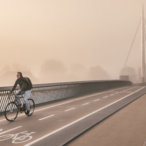Byens Bro - fodgænger- og cyklistbro fra city til havnen