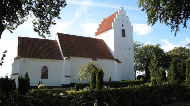 Bellinge Kirche - schöne Freskomalereien