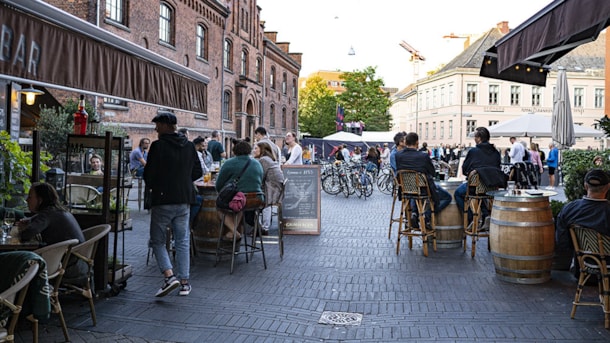 Die Fußgängerzone - Odense Zentrum