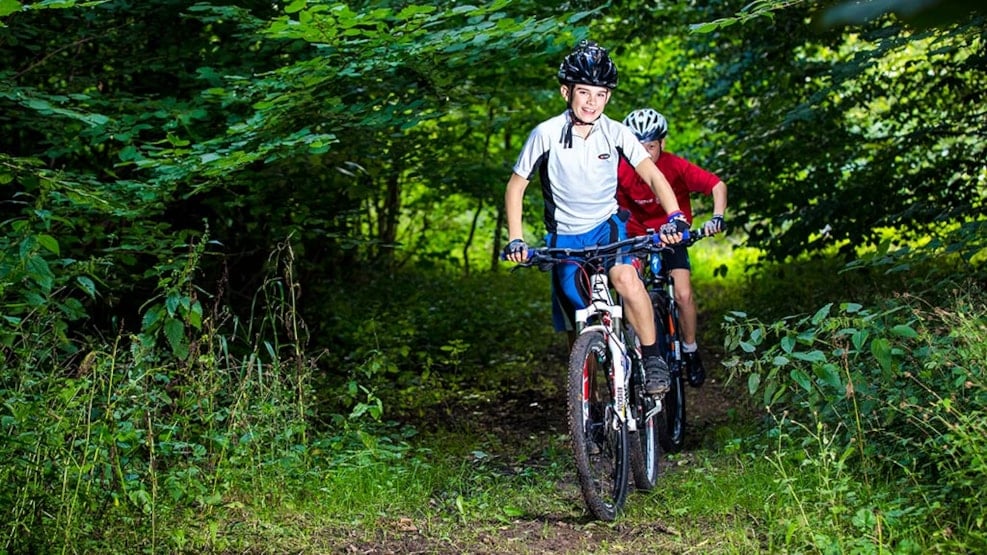 MTB track along Stavis Å (River)