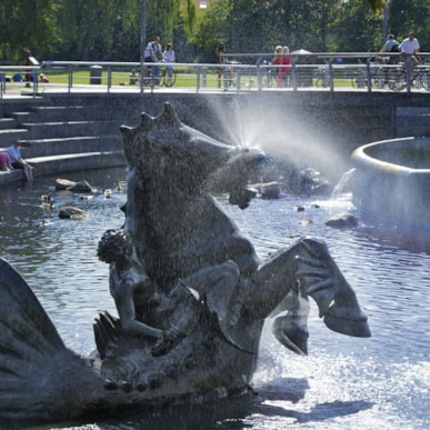 The Sea Horse - Sculpture