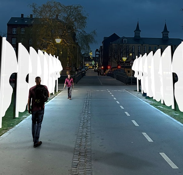 Experience EKKO – a luminous sculpture in the spirit of H.C. Andersen