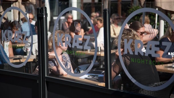 Cafe Kræz auf Ove Sprogøes Plads