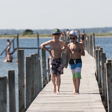 Strande og badesøer i Fjordlandet