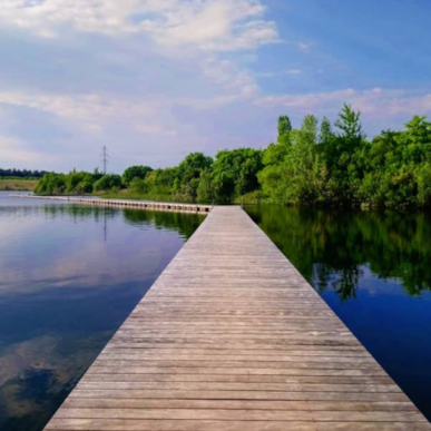 Himmelsøen - The old gravel pit lake