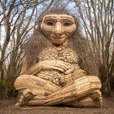 Entdecken Sie die drei Fjordlandet-Trolle in Roskilde und Hedeland