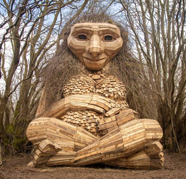 Entdecken Sie die drei Fjordlandet-Trolle in Roskilde und Hedeland