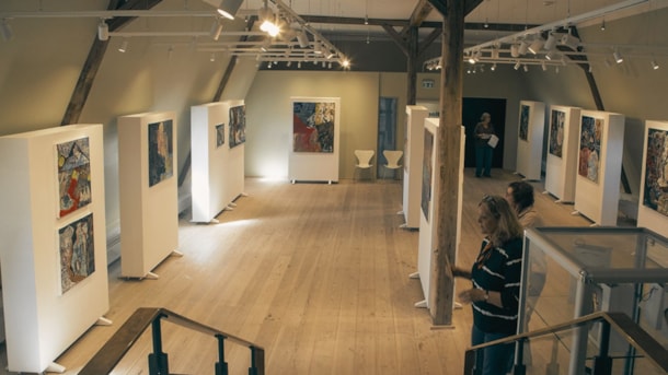 Roskilde Kunstforening på Sukkerloftet
