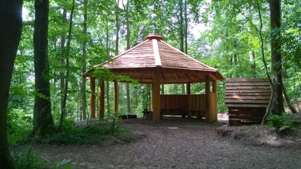 Nørreskoven – campfire shelter