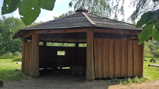 Wald am Give-Egnens Museum – Grillhütte