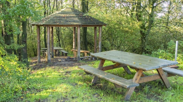 Himmelpind and Uhre Skov – picnic and campfire shelters
