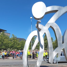 Bicycle sculpture
