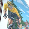 Tour de France street art på gavl