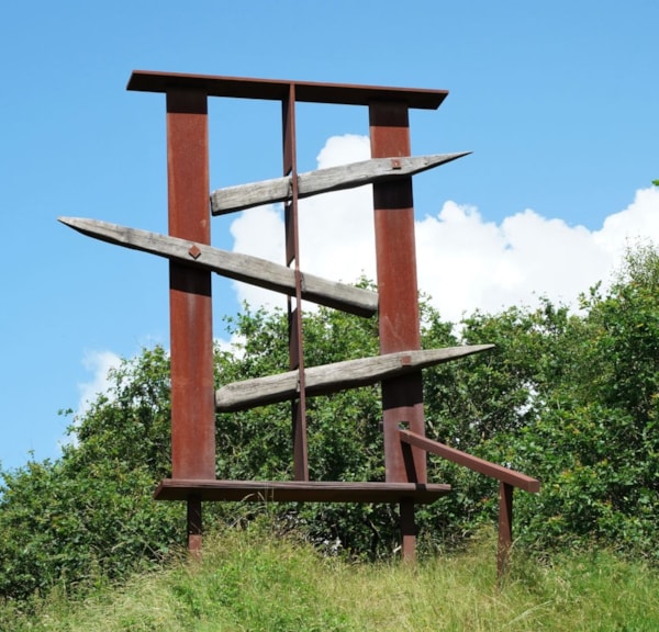 Tørskind Grusgrav: Landskabsskulptur Robert Jacobsen - Jean Clareboudt