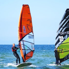 Water sports at Trend Beach, The Limfjord