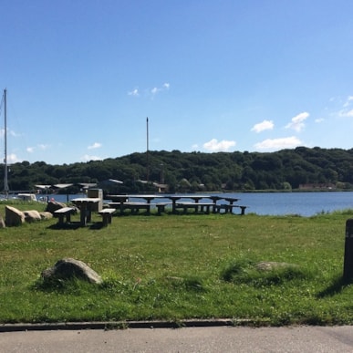 Der Wohnmobilplatz bei Hobro Marina