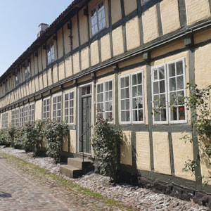 Historic buildings in Mariager