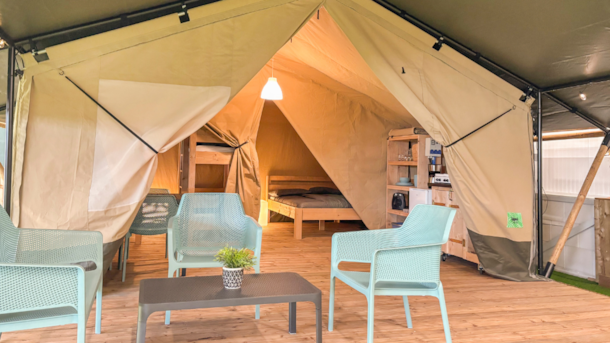 Glamping Safari Tent by the Limfjord