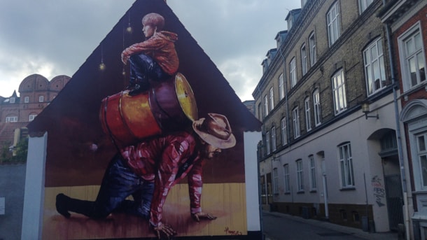 Street art - Fintan Magee - Sankt Hans Gade 4