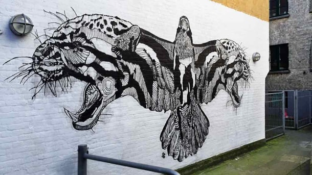 Street art - Don John - Jernbanegade 20A
