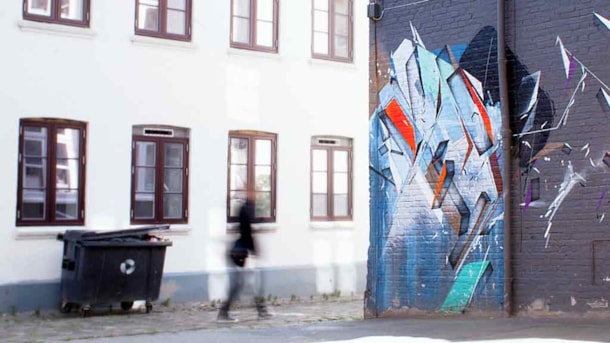 Street art - Morten Andersen – Tiendeladen 6 