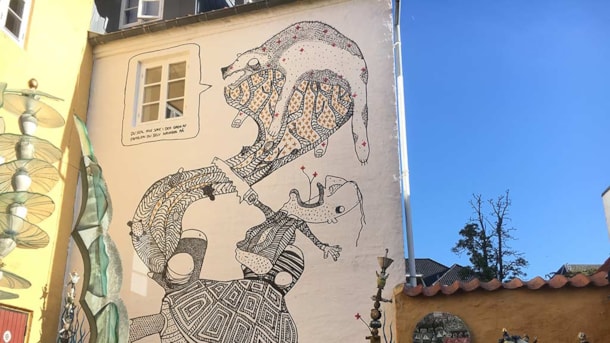 Street art - Kristian Lange - Hjelmerstald 15