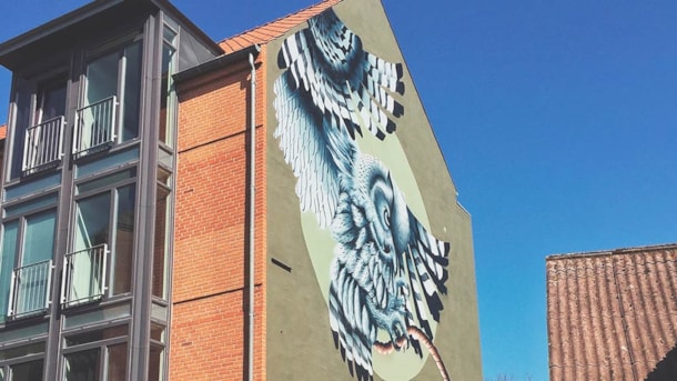 Street art - BURNON – Vestergade 21