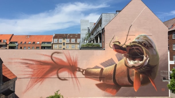 Street art - Wes21 og Onur - Dannebrogsgade 43