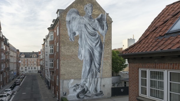 Street Art "Out in the Open" - Francisco Bosoletti - Holbergsgade 9
