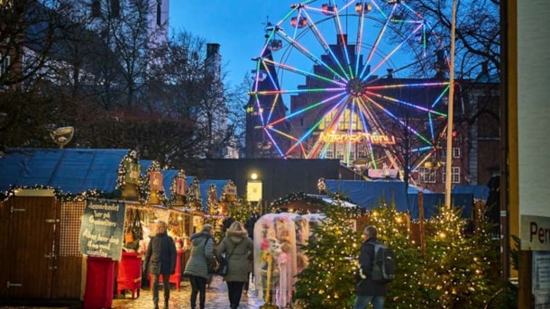 Julemarked på Gammeltorv i Aalborg