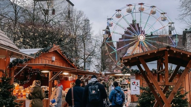 Julemarked på Gammeltorv i Aalborg