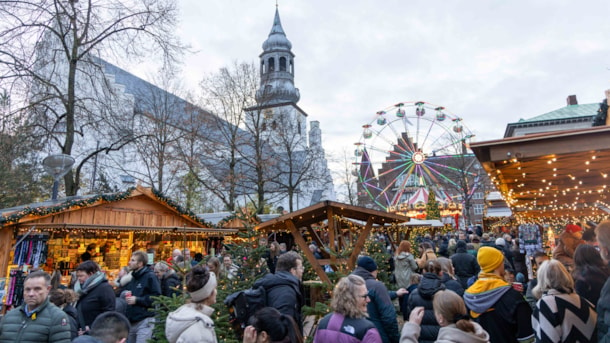 Julemarked på Gammeltorv i Aalborg