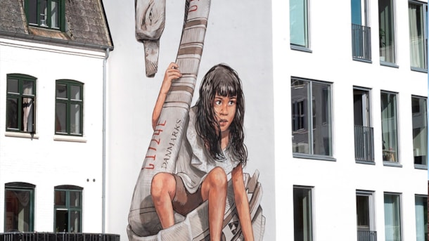 Street art - WAONE - Søndergade 60