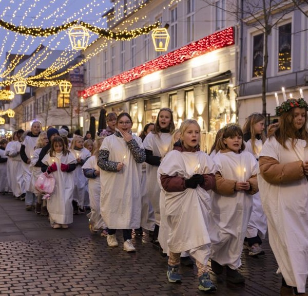 Luciaoptog i Frederikshavn