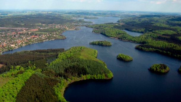 Rudern auf dem Fluss Gudenåen: Von der Klostermølle bis Silkeborg
