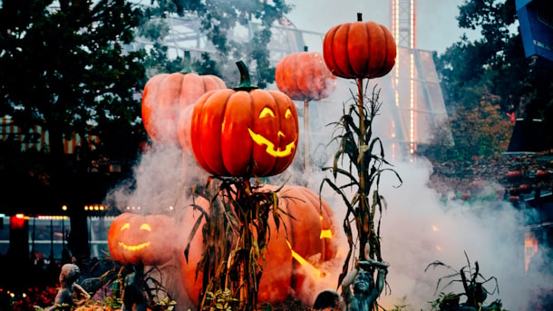 Halloween im Vergnügungspark Tivoli Friheden