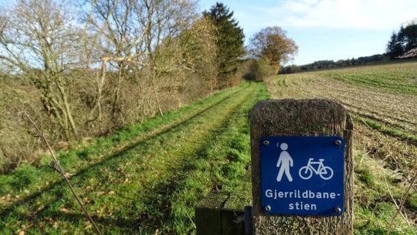 Gjerrild-Bahntrassenweg Ryomgård – Gjerrild