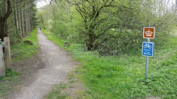 The Rail Trail from Ebeltoft to Gravlev 