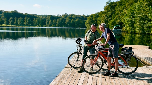 Cykelruter ved Gudenåen