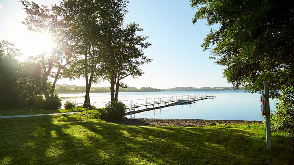 Cycling route: From the Gudenå to a bathing lake