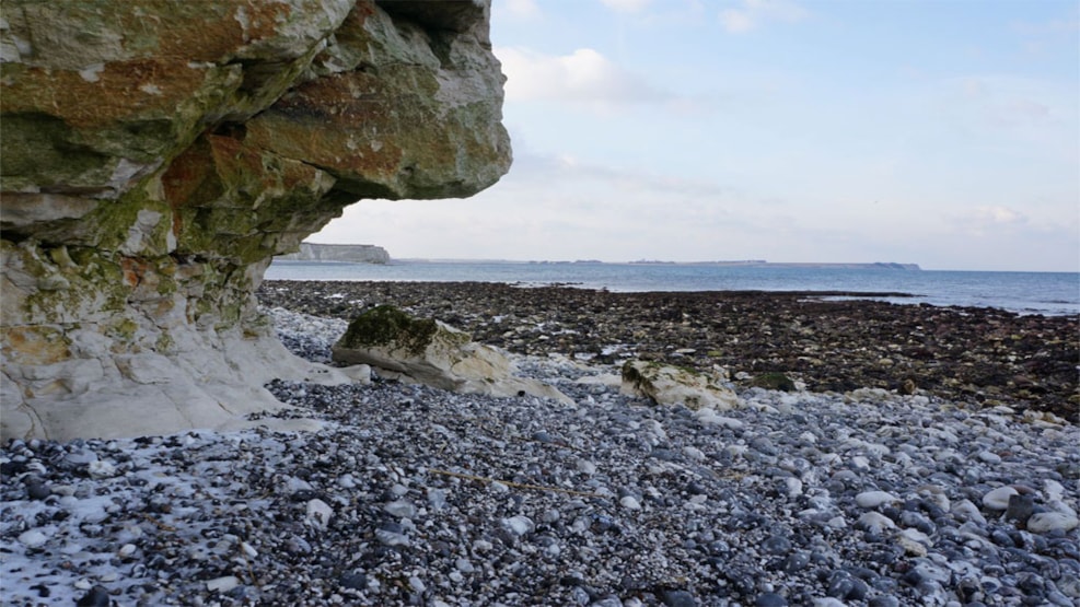 Angling by the Cliffs of Sangstrup and Karlby