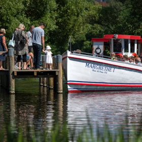 Bootsfahrten auf den Viborger Seen mit "Margrethe I"