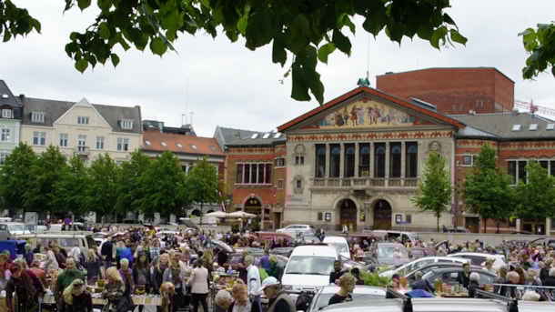 Bagagerumsmarked på Bispetorv