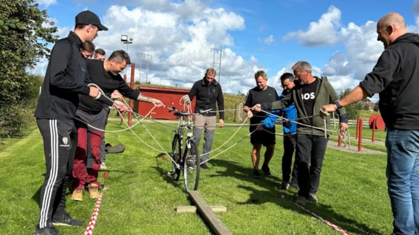 Teambuilding hos Friluftscenter Sprækkebjerg