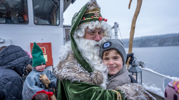 Fader Jul ankommer til Silkeborg