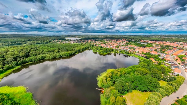 Lyngsø, a city lake in the heart of Silkeborg