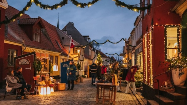 Christmas market in Ærøskøbing