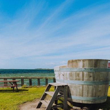 Wilderness bath and sauna at Kleven Havn