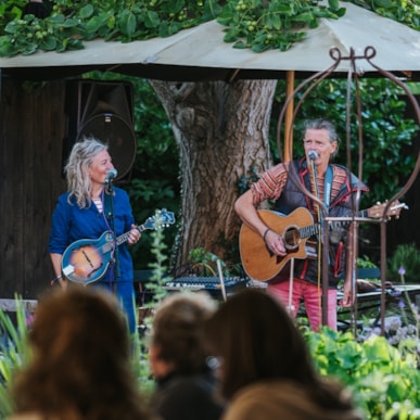 Gårdhavehygge hos Den Gamle Købmandsgaard