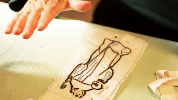 Broderi- og tegneworkshop på Øm Kloster